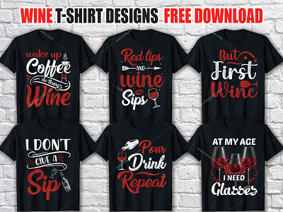 Wine T-Shirt Design Bundle Free Download design art graphic graphic design graphics logo design merch by amazon shirt shirt design t shirt t shirt art t shirt design t shirt design free t shirt design ideas t shirt design vector t shirt designer vector graphic wine branding wine free wine t shirt wine t shirt design