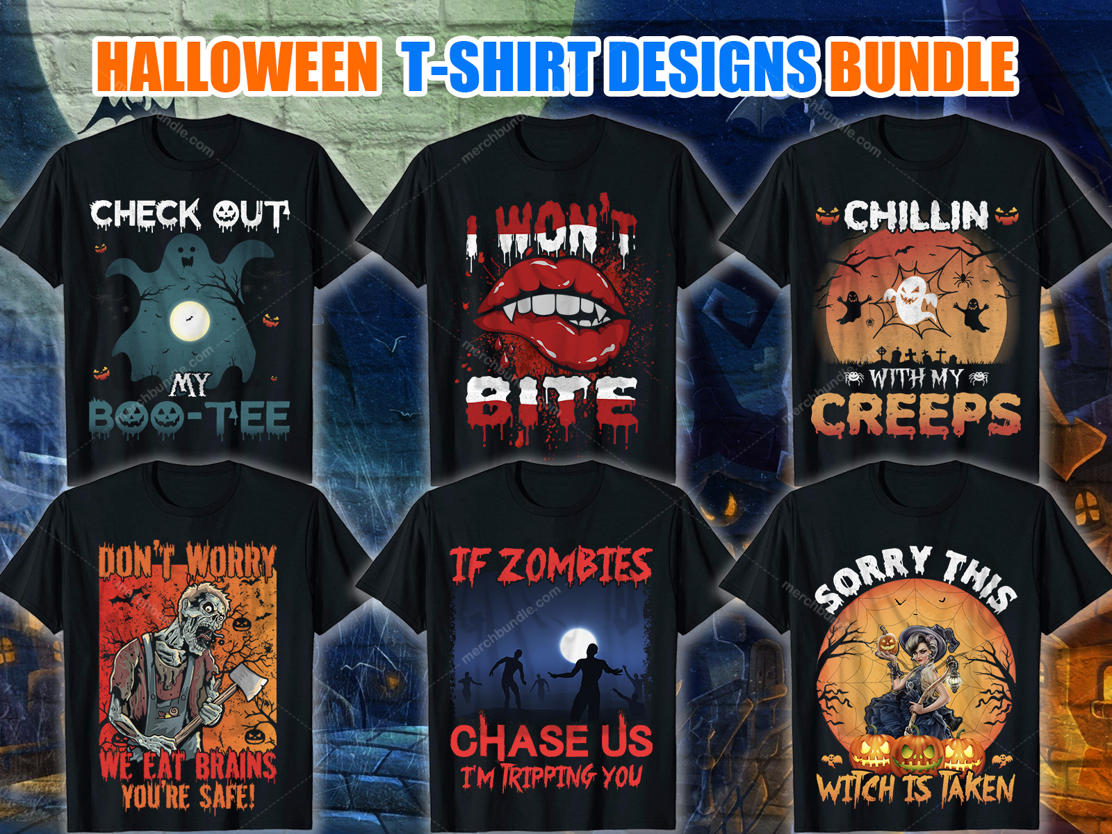 Halloween T-Shirt Designs Bundle by Shohagh Hossen on Dribbble