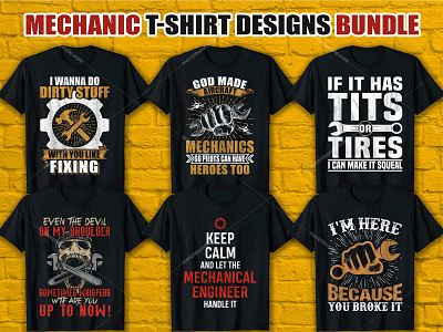 Mechanic T-Shirt Designs Bundle design free mockup illustration logo mechanic t shirt mechanic t shirt designs bundle merch by amazon merch by amazon shirt t shirt t shirt art t shirt design t shirt design free t shirt design ideas t shirt design vector t shirt designer t shirt graphic vintage t shirt