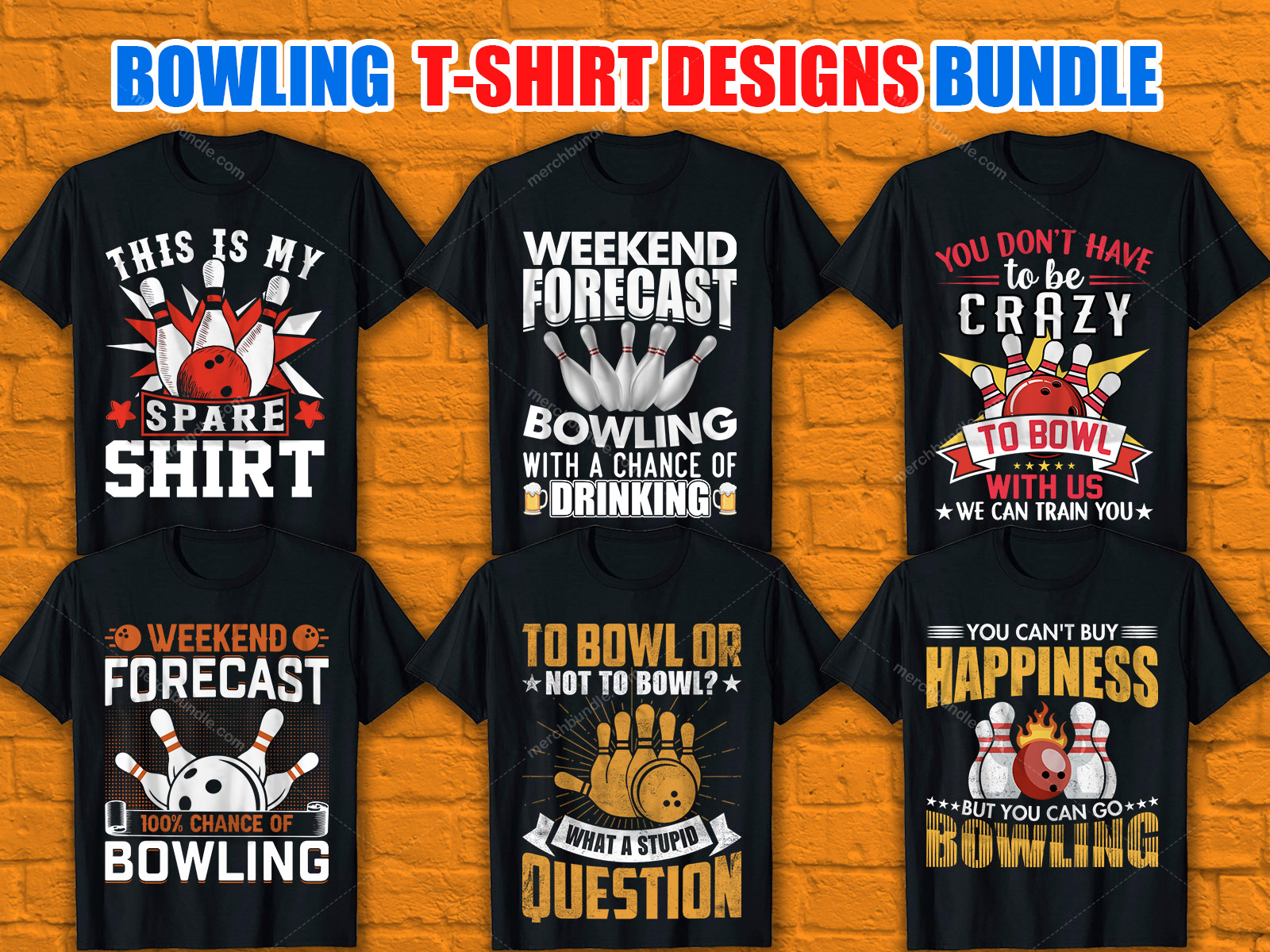 Bowling T-Shirt Designs Bundle Free by Shohagh Hossen on Dribbble