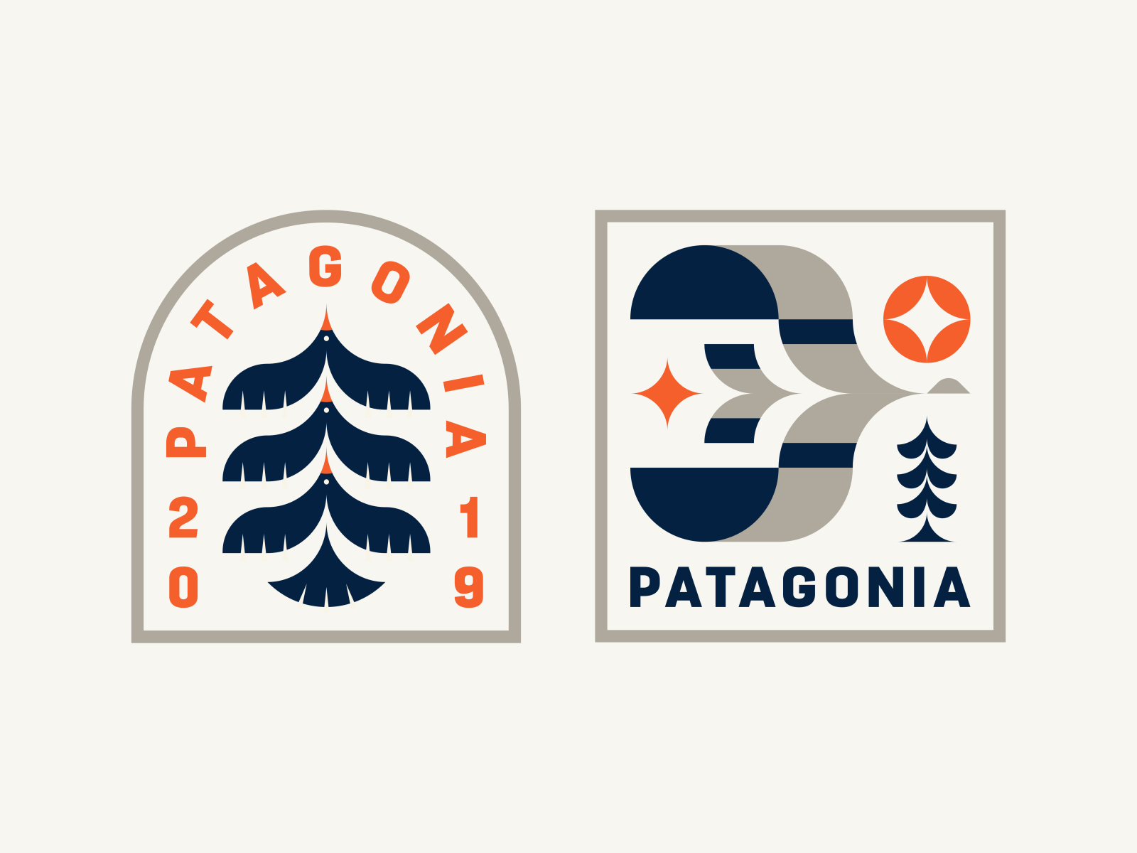 Patagonia Badges by Patrick Moriarty on Dribbble