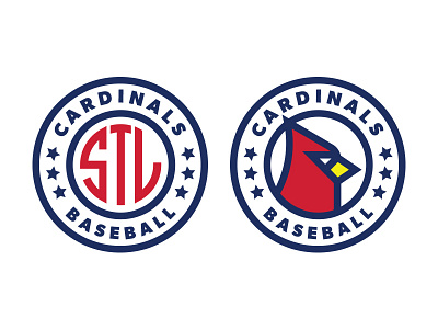 St. Louis Cardinals Baseball badge baseball cardinal mlb st. louis stars typography