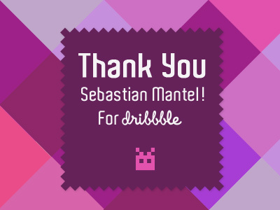 Thank you Seba! dribbble thank you welcome