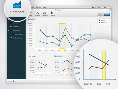 Cashculator cashculator dashboard graff mac os