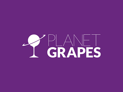 Planet Grapes cebu grapes logo planet purple violet wine