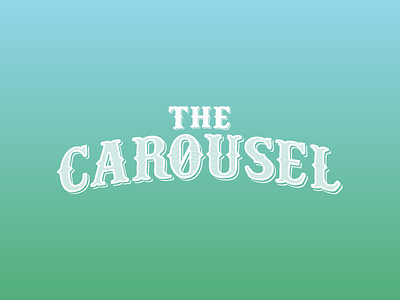 The Carousel band dream habits lettering logo pop punk typo