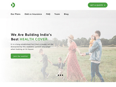 ODD HEALTH INSURANCE health illustration insurance uidesign uxdesign website