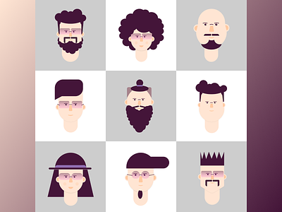 Flatvector Characters design figma graphic design illustration inspiration shapes ui vector