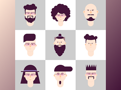 Flatvector Characters