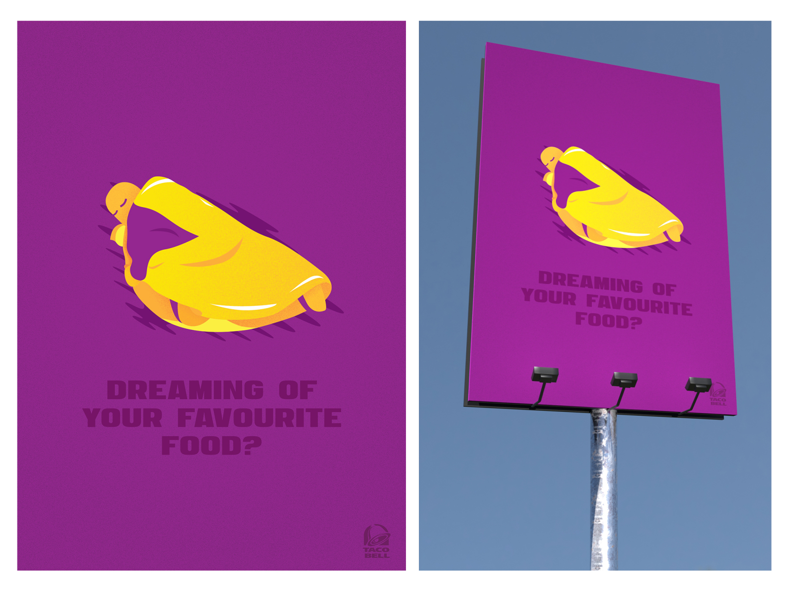 Taco Bell Billboard Advertisement Concept by Hafizh Alhuda on Dribbble