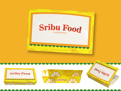 Simple Restaurant Takeaway Packaging Concept (Sribu Food)