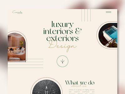 luxury interior design website