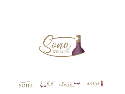 Boutique Winery Logo branding design graphic design logo