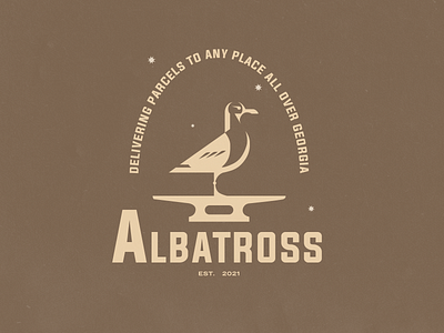 Albatross logo concept albatross brand georiga illustraion illustration art illustrator logo logo design logotype tbilisi typography vector vintage