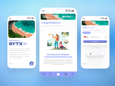 SYTX Trip - Travel Mobile Design graphic design mobileapp travel
