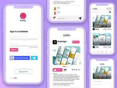 Dribbble [not officially] creative dribbble figma freelancer graphic design idea indonesia inspiration mobileapp technology uidesign work