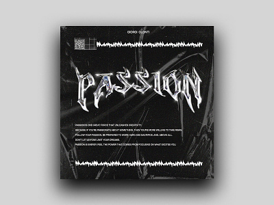 PASSION - POSTER graphic design illustration