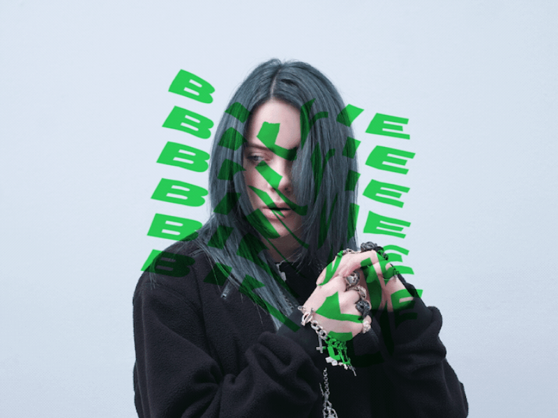 Adobe x Billie Eilish after effects animation billie eilish motion motion design motion graphics