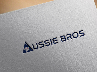 "Aussie Bros" logo design
