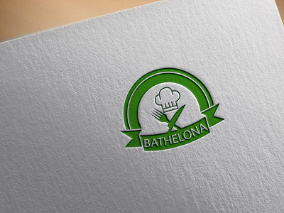Bathelona logo design