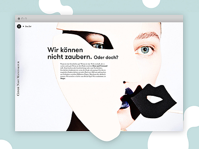Condé Nast Manufaktur flat graphic design icons menu navigation typography ui webdesign website