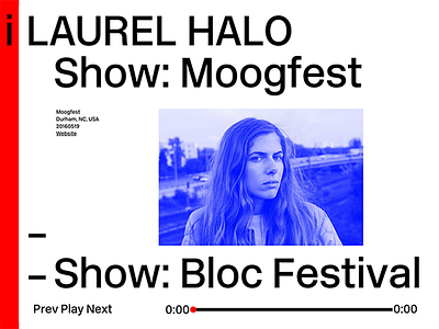 Laurel Halo Website