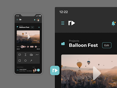 Reviewdeo – Mobile app concept dailyui design iosapp ui videoapp