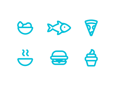 Food Icons app design food food and drink foodapp foodicons icon ui