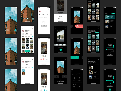 Moments – Screens app concept design ui ux