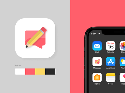 Message Icon app appicon concept dailyui flaticon icon messageicon ui