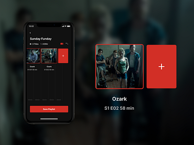 Netflix Playlist app concept design movie movie app netflix playlist ui