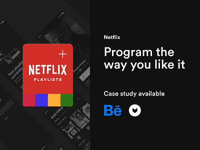 Netflix – Concept Feature aftereffects app concept darkui design netflix netflix and chill ui ux