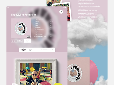 Mac Miller – Discography app concept design design art ipad macmiller ui