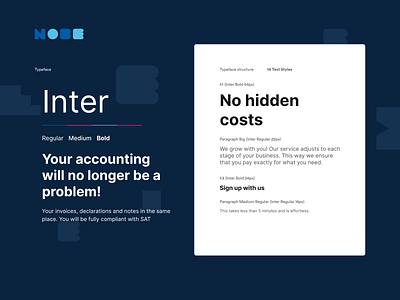New Case Study – Nobe accounting design designsystem fonts landingpage styleguide styles taxes ui website