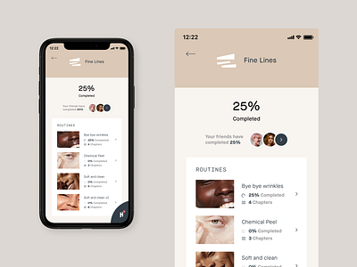 Heyday – Mobile App app beautyapp design heyday mobileapp skincare ui