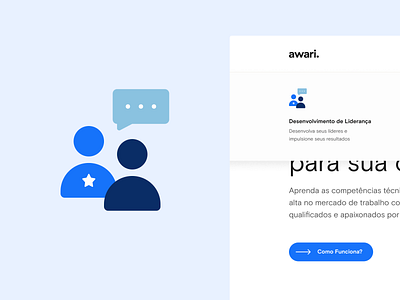 New Case Study – Awari blueicon customicon design digitalschool edtech icons ui ux website