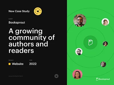 New Case Study – Booksprout authors books casestudy clientwork design freelancer landingpage readers redesign ui uiux website