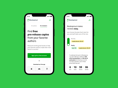 New Case Study – Booksprout authors books booksprout casestudy community design mobile mobileversion readers redesign saas ui