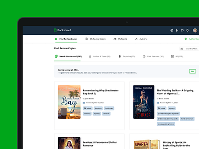 New Case Study – Booksprout (SaaS Dashboard)