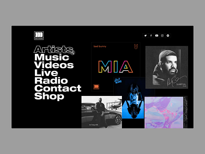 OVO Sound concept design drake landing page landingpage music redesign ui web design webdesign website