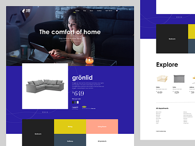 Furniture Shop Ecommerce concept dailyui design ecommerce design furniture furniture store ikea ui