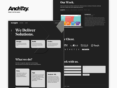Tech Consultancy consultancy tech ui ux website design