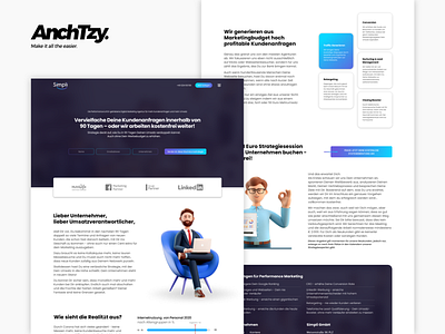 Marketing Agency anchtzy marketing marketing agency marketing site ui ux