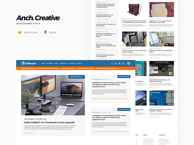 Blog Tech Design | News Website Design