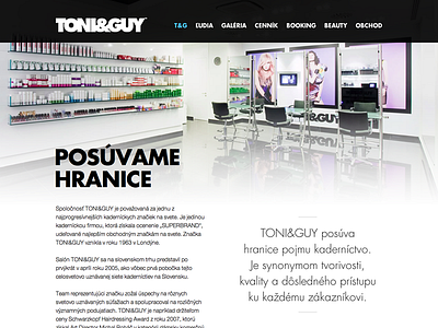 TONI&GUY website