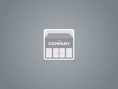 Placeholder icon for company