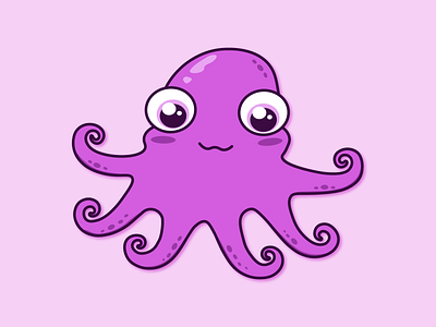 Children's illustration octopus