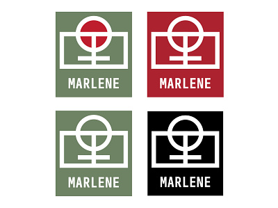 Marlene brand brand identity branding color colors logo logo design logo mark logodesign mark minimal vector