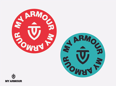 my armour brand brand identity branding design graphic design green logo logo design logo mark logodesign mark minimal red vector