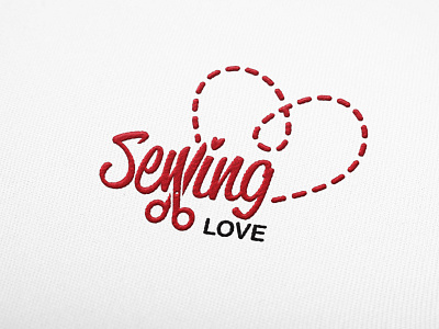 SewingLOVE creative love scissors sew sewing stiches